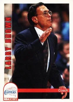 1992-93 Hoops Larry Brown CO #250 card image
