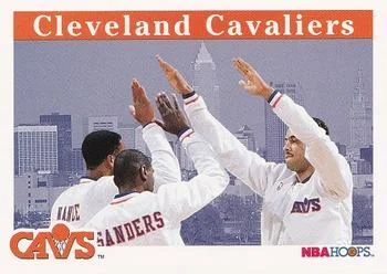 1992-93 Hoops Larry Nance / Mike Sanders #270 card image
