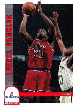 1992-93 Hoops Ledell Eackles #232 card image