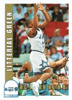 1992-93 Hoops Litterial Green ROO #440 card image