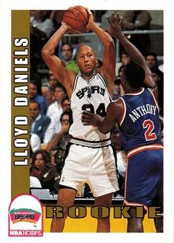1992-93 Hoops Lloyd Daniels ROO #465 card image