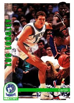 1992-93 Hoops Luc Longley #138 card image