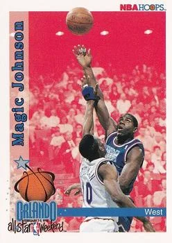 1992-93 Hoops Magic Johnson #309 card image