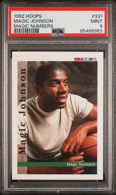 1992-93 Hoops Magic Johnson Magic Numbers #331 card image