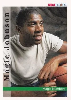 1992-93 Hoops Magic Johnson MN #331 card image