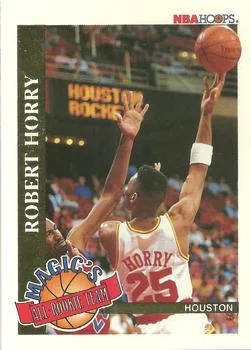 1992-93 Hoops Robert Horry [Magic's All-Rookie Team] Magic's All-Rookie Team #9 card image