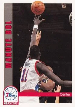 1992-93 Hoops Manute Bol #171 card image