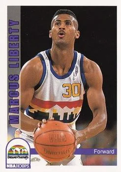 1992-93 Hoops Marcus Liberty #57 card image