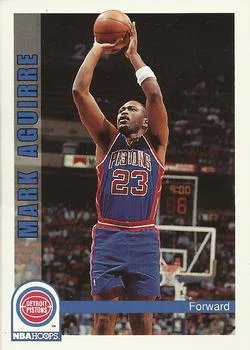 1992-93 Hoops Mark Aguirre #62 card image