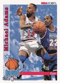 1992-93 Hoops Michael Adams #293 card image