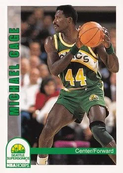 1992-93 Hoops Michael Cage #214 card image
