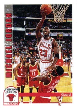 1992-93 Hoops Michael Jordan #30 card image
