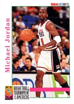 1992-93 Hoops Michael Jordan BTA #341 card image