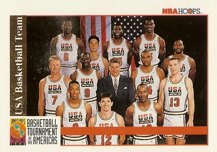 1992-93 Hoops Michael Jordan #USA card image