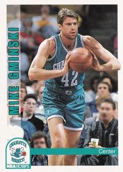1992-93 Hoops Mike Gminski #23 card image