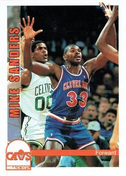 1992-93 Hoops Mike Sanders #368 card image