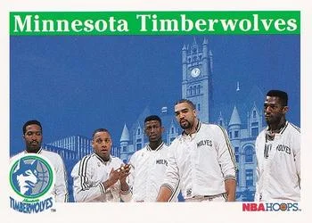 1992-93 Hoops Minnesota Timberwolves TC #281 card image