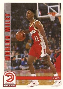 1992-93 Hoops Morlon Wiley #354 card image