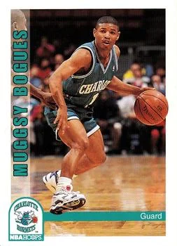 1992-93 Hoops Muggsy Bogues #19 card image