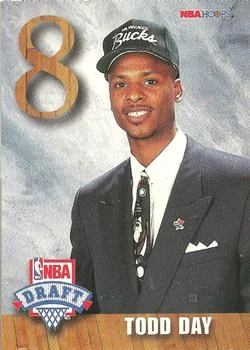 1992-93 Hoops Todd Day EXCH [NBA Draft Lottery Pick Exchange] NBA Draft Lottery Pick Exchange #G card image
