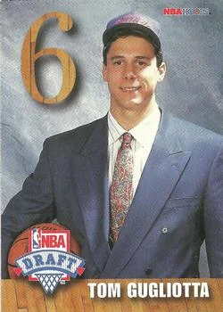 1992-93 Hoops Tom Gugliotta EXCH [NBA Draft Lottery Pick Exchange] NBA Draft Lottery Pick Exchange #E card image