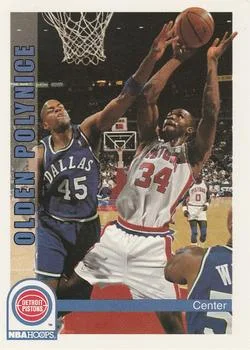 1992-93 Hoops Olden Polynice #383 card image