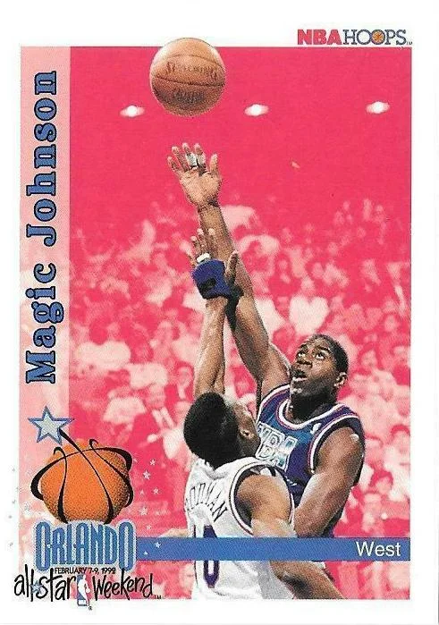 1992-93 Hoops Magic Johnson [Promos] Promos #NNO card image