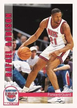 1992-93 Hoops Rafael Addison #143 card image