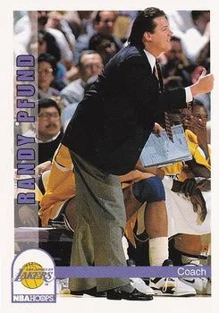 1992-93 Hoops Randy Pfund Head Coach #251 card image