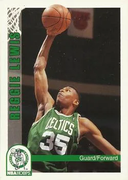 1992-93 Hoops Reggie Lewis #15 card image