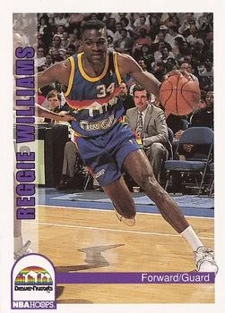 1992-93 Hoops Reggie Williams #61 card image