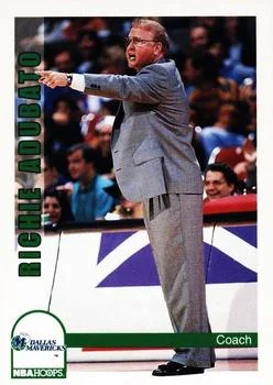 1992-93 Hoops Richie Adubato CO #244 card image