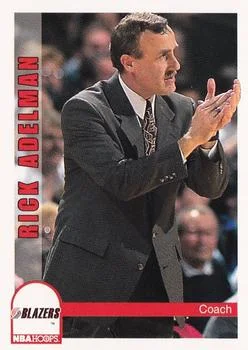 1992-93 Hoops Rick Adelman CO #260 card image
