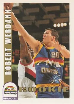 1992-93 Hoops Robert Werdann ROO #379 card image