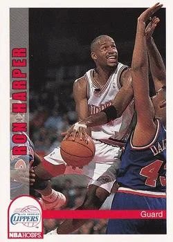 1992-93 Hoops Ron Harper #100 card image