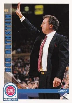 1992-93 Hoops Ron Rothstein Head Coach #246 card image