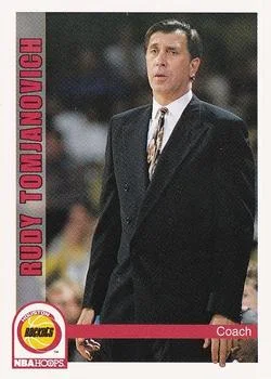 1992-93 Hoops Rudy Tomjanovich CO #248 card image