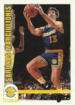 1992-93 Hoops Sarunas Marciulionis #77 card image
