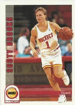 1992-93 Hoops Scott Brooks #390 card image