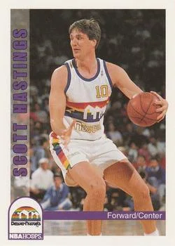 1992-93 Hoops Scott Hastings #376 card image