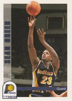 1992-93 Hoops Sean Green #396 card image