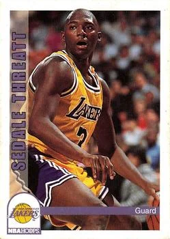 1992-93 Hoops Sedale Threatt #114 card image