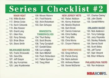 1992-93 Hoops Series I Checklist #2 CLChecklist: 116-229 #349 card image