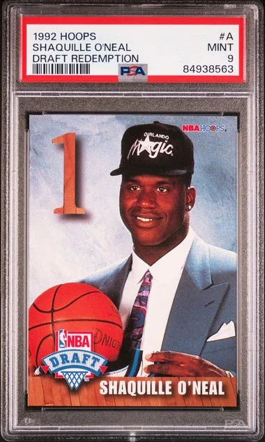 1992-93 Hoops Shaquille O'Neal Draft Redemption #A card image