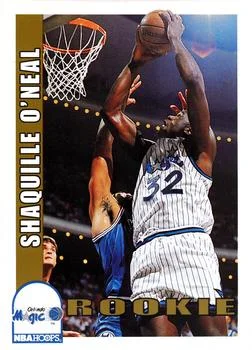 1992-93 Hoops Shaquille O'Neal ROO #442 card image