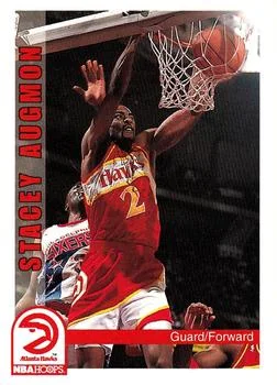 1992-93 Hoops Stacey Augmon #1 card image