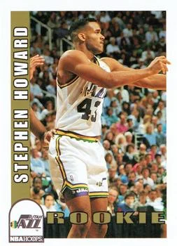 1992-93 Hoops Stephen Howard ROO #473 card image