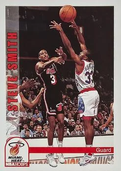 1992-93 Hoops Steve Smith #124 card image