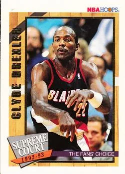 1992-93 Hoops Clyde Drexler [Supreme Court] Supreme Court #SC5 card image
