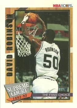 1992-93 Hoops David Robinson [Supreme Court] Supreme Court #SC3 card image